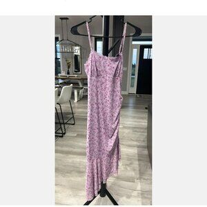 Wild Fable Sz XS Adorable Dress Purple Plum Floral Print Sleeveless